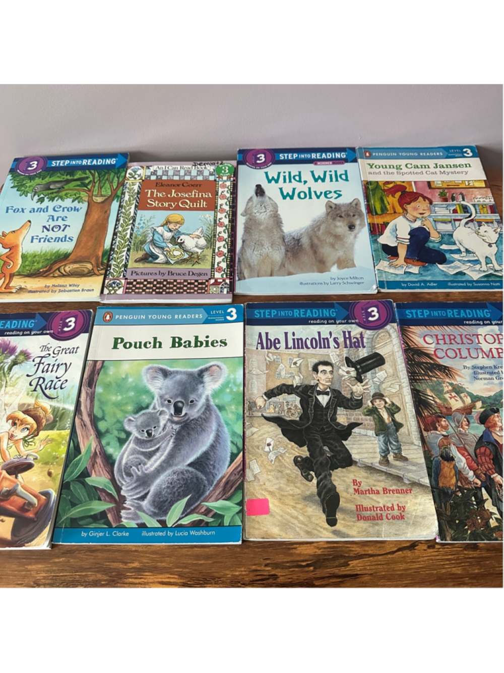 Kids Step Into Reading Level 3 Books Lot of 8 Random House Penguin Young Readers
